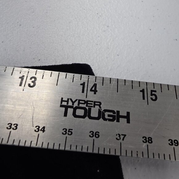 Coldwater Creek Skirt Womens Petite Medium Black Velvet Pull On Made USA Midi - Picture 7 of 8